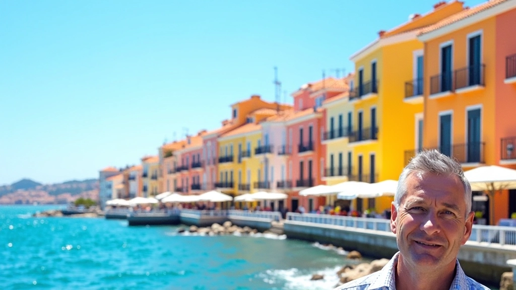 Façades colorées de bâtiments méditerranéens à Marseille avec architecture typique du sud de la France